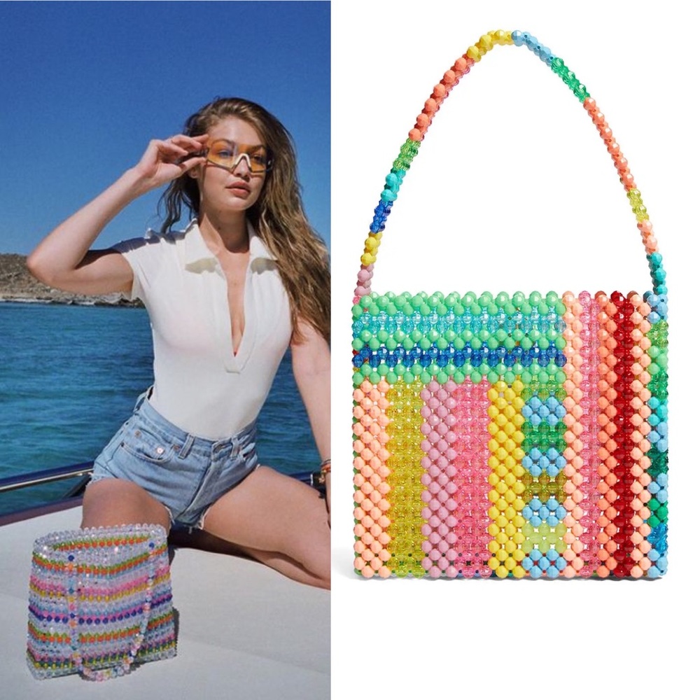 Susan Alexandra The Beautiful Bag Beaded Bag ASO Gigi Hadid